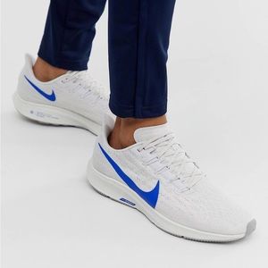 Nike Running Air Zoom Pegasus 36 sneakers white blue size 14